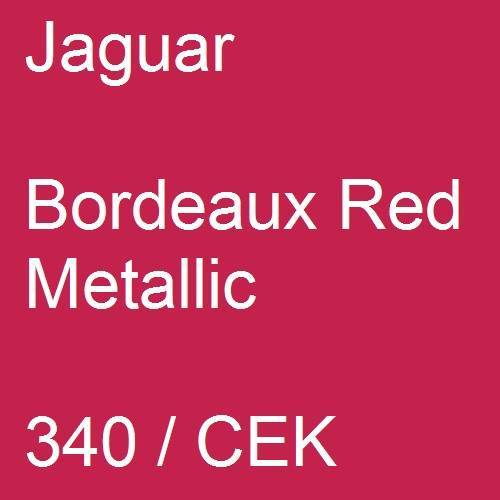 Jaguar, Bordeaux Red Metallic, 340 / CEK.